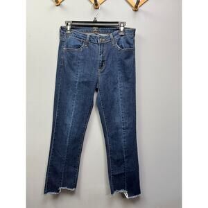 JUST BLACK Jeans Womens size 30 denim skinny raw hem